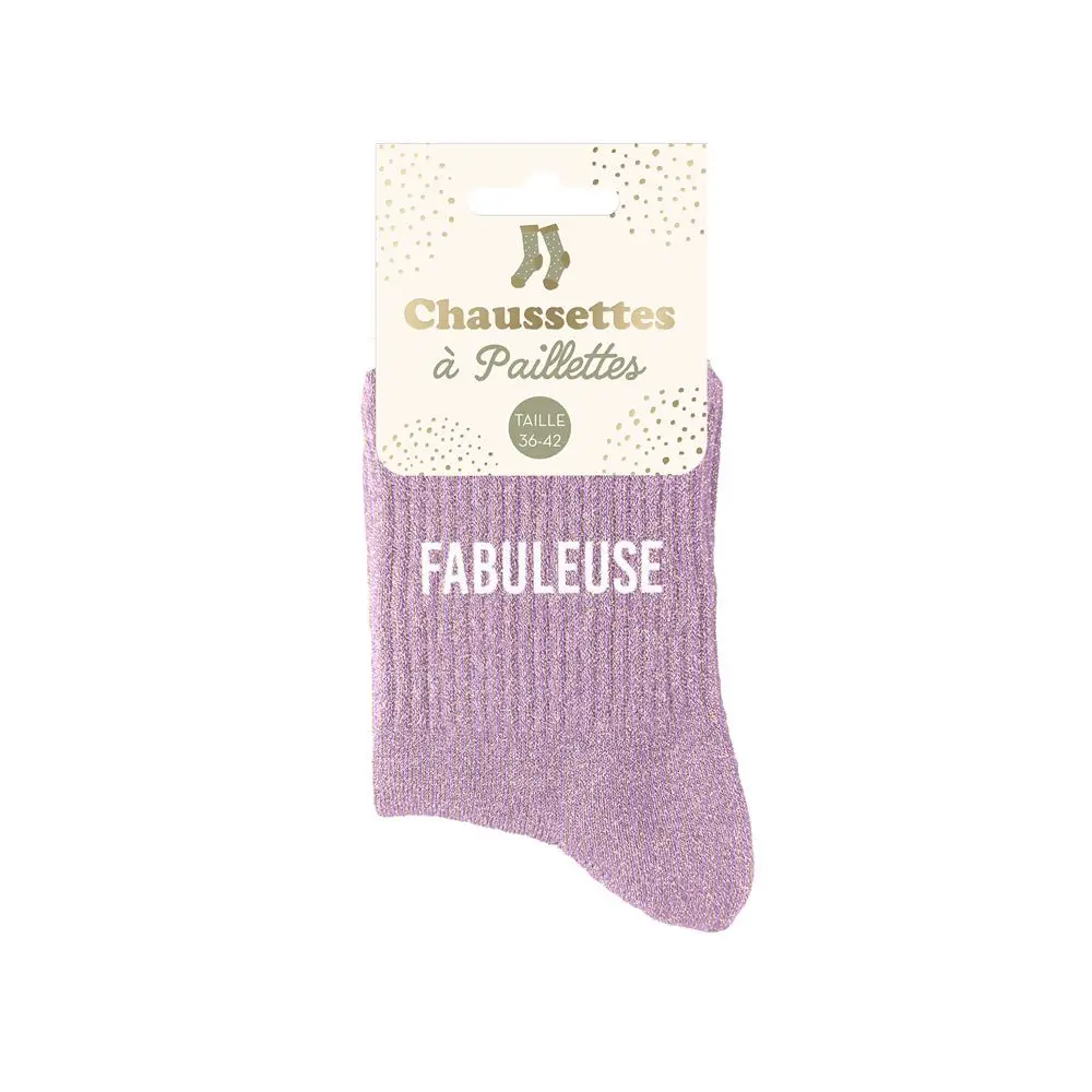 [STC-CD9424V11] Chaussettes Paillettes Fabuleuse