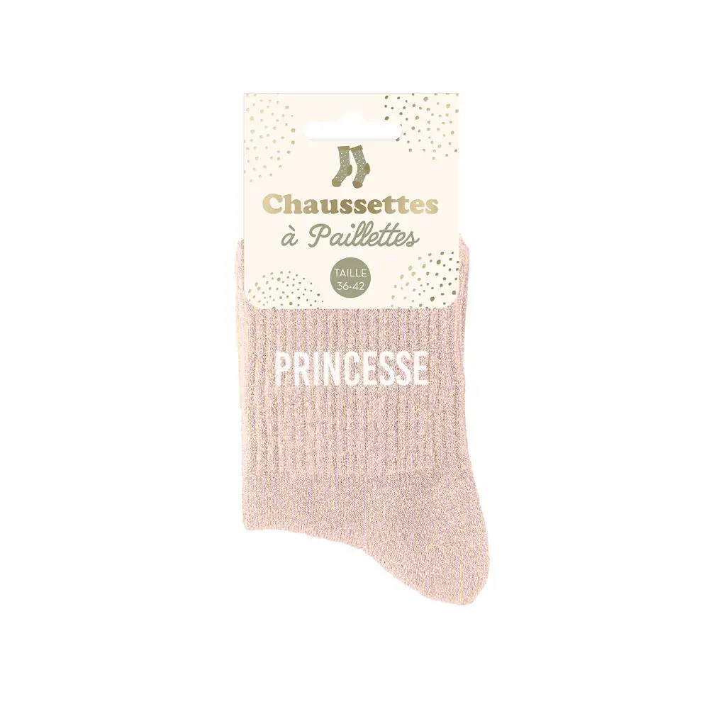 [STC-CD9424V09] Chaussettes Paillettes Princesse