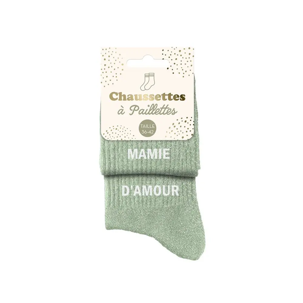 Chaussettes Paillettes Duo Mamie D'amour