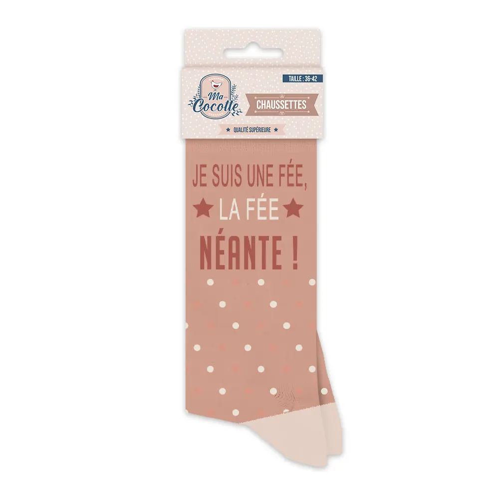 [STC-CD6022V01] Chaussettes Cocotte "Fee Neante"