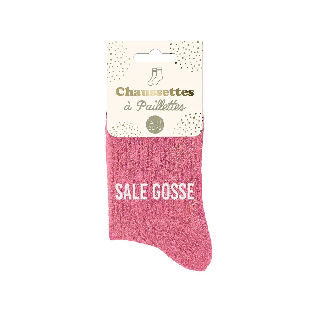 [STC-CD8425V12] Chaussettes Paillettes Sale Gosse
