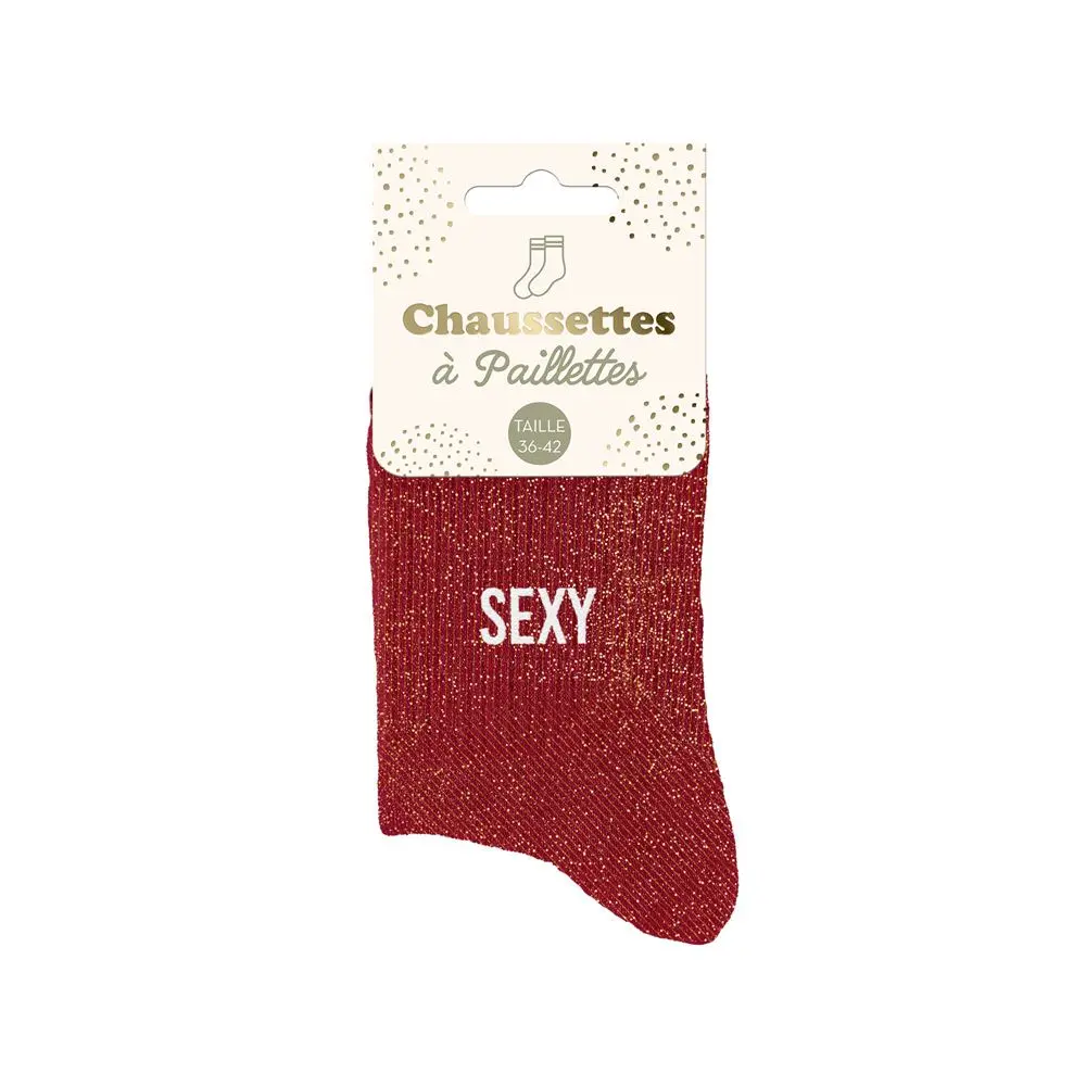 [STC-CD8425V27] Chaussettes Paillettes Sexy