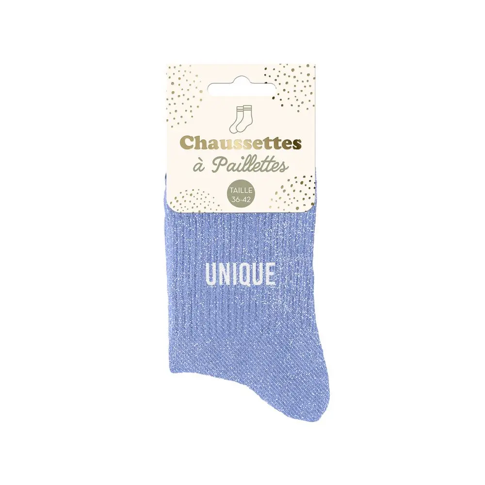 [STC-CD8425V28] Chaussettes Paillettes Unique