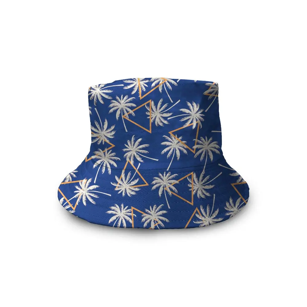 [STC-CD6966V02] Bob bleu motif palmiers