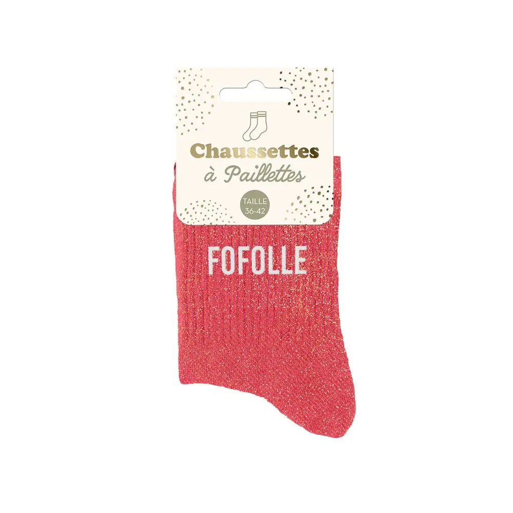 [STC-CD8425V43] Chaussettes Paillettes Fofolle