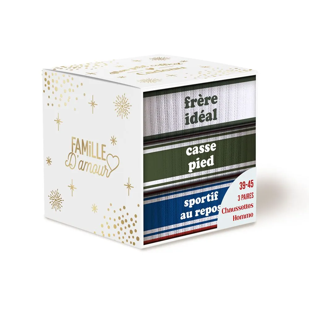 [STC-CD10058V18] Coffret Trio Chaussettes Frere Ideal