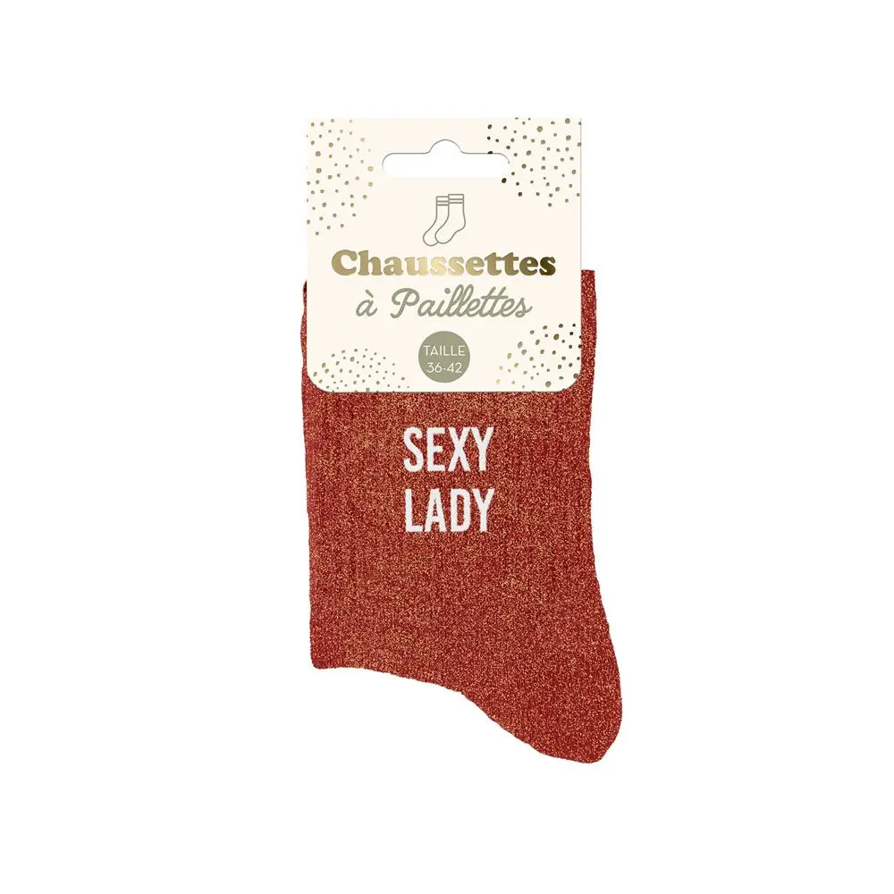 [STC-CD8425V57] Chaussettes Paillettes Sexy Lady