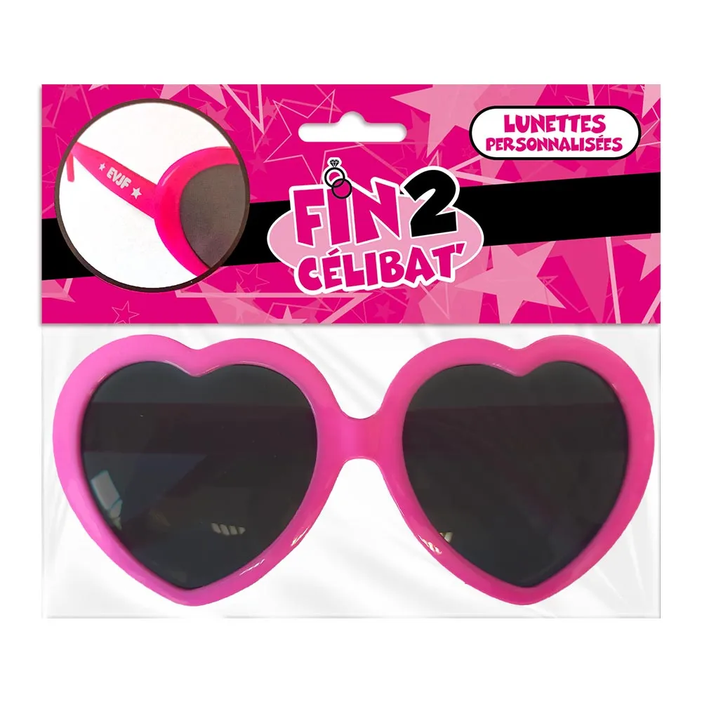 Lunettes  Coeur Rose Evjf