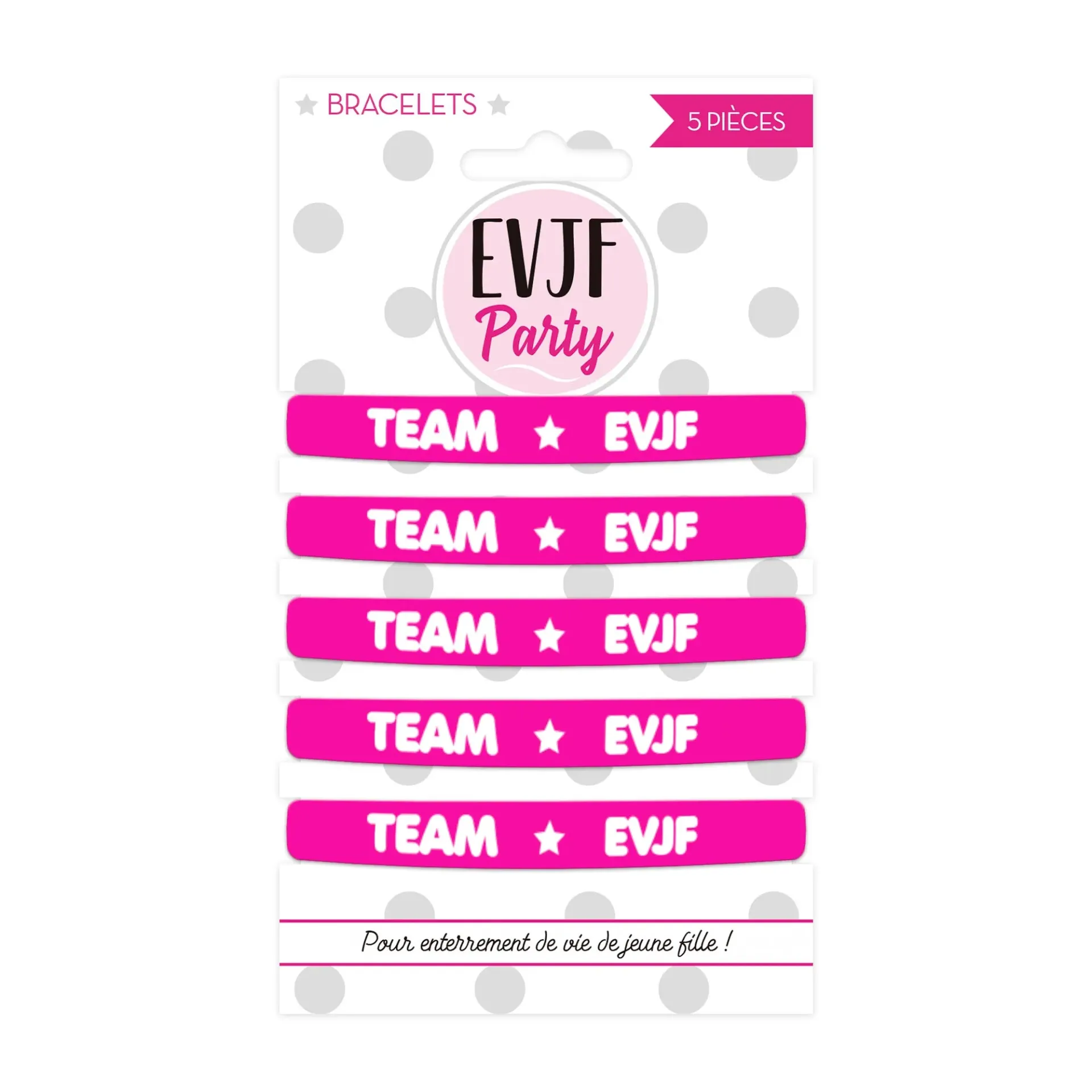 Pack 5 Bracelets Team Evfj