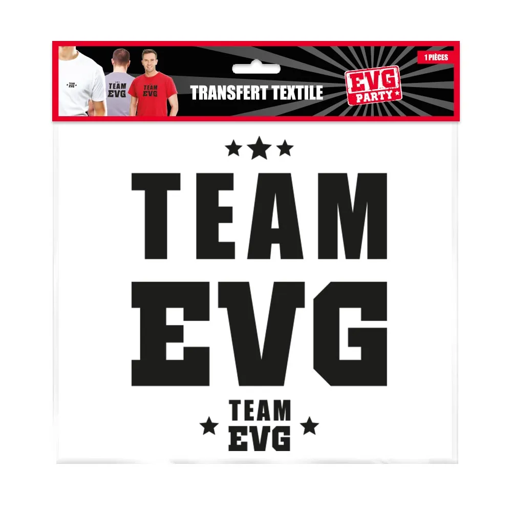 Transfert Textile "Team Evg"