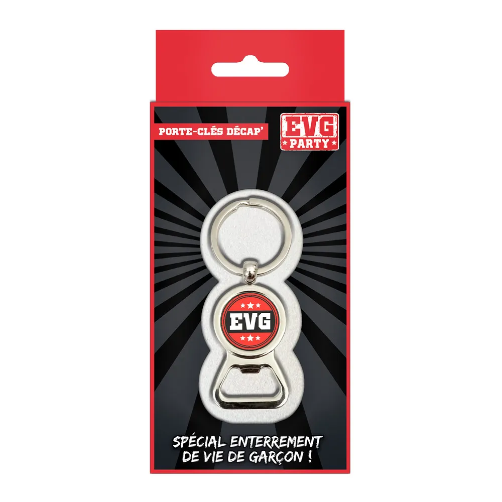 Porte Cle Decapsuleur "Team Evg"