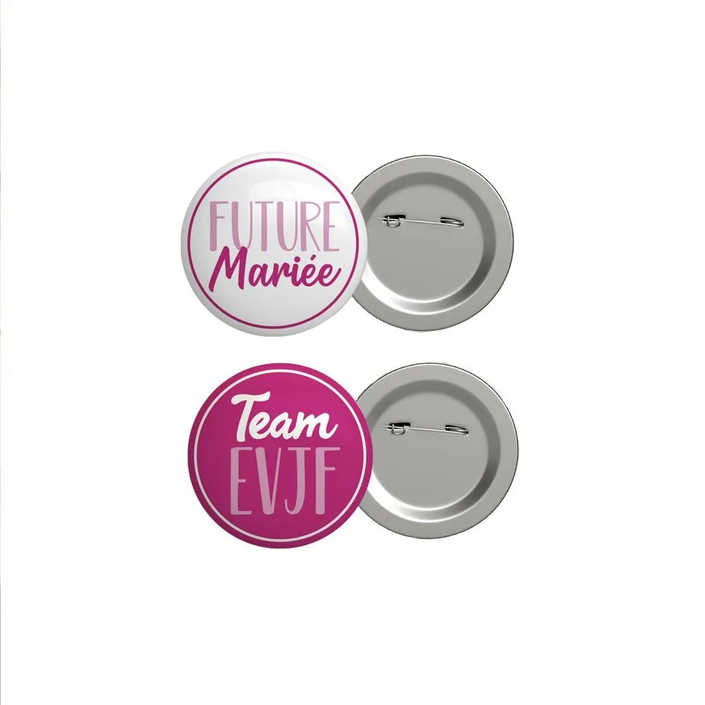 Badges 6Pcs Evjf Party