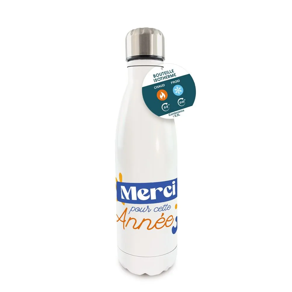 [STC-CD10103V16] Gourde Isotherme Merci Pour Cette Annee