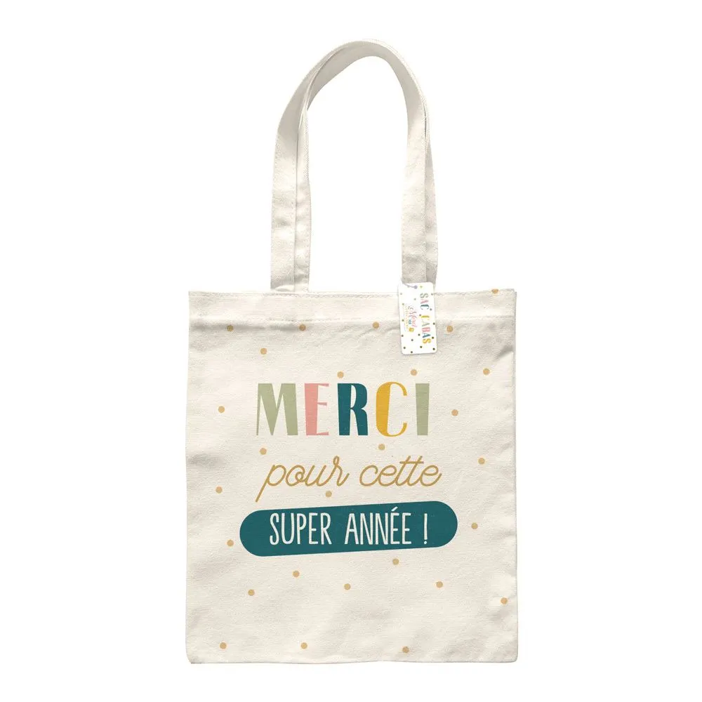 Sac Cabas Merci..Super Annee