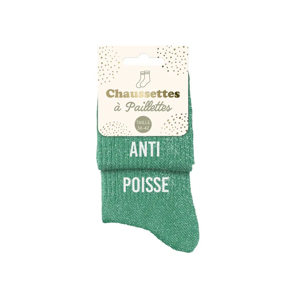 [STC-CD10167V28] Chaussettes Paillettes Duo Anti Poisse