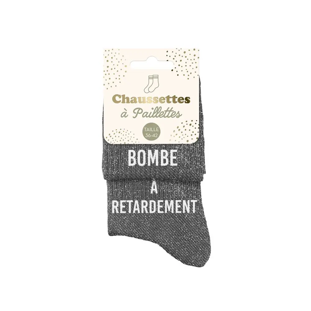 [STC-CD10167V30] Chaussettes Paillettes Duo Bombe A Retardement