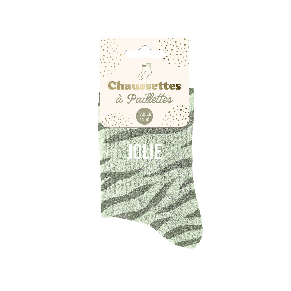 [STC-CD10248V03] Chaussettes Paillettes Jolie