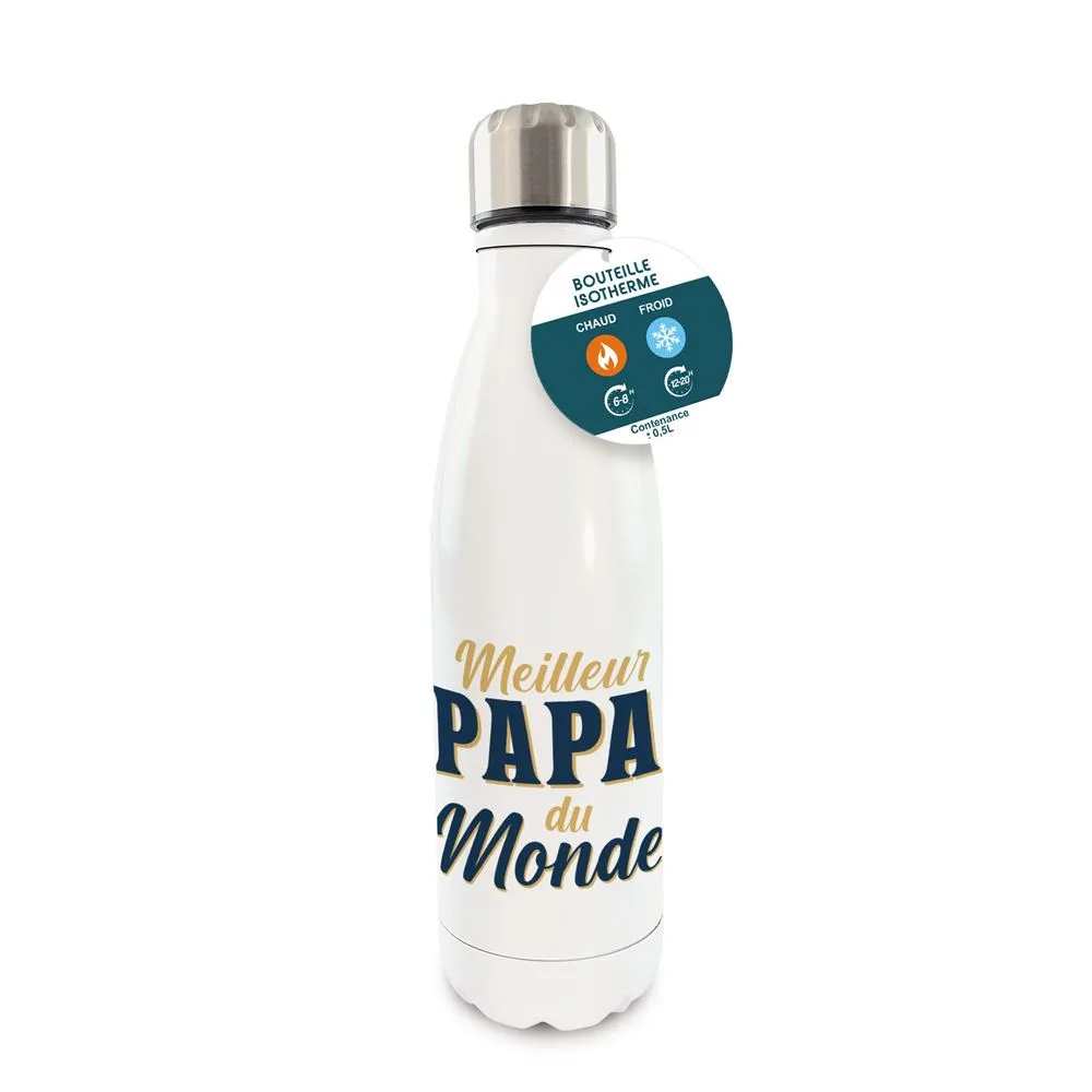 [STC-CD10103V06] Gourde Isotherme Meilleur Papa Du Monde