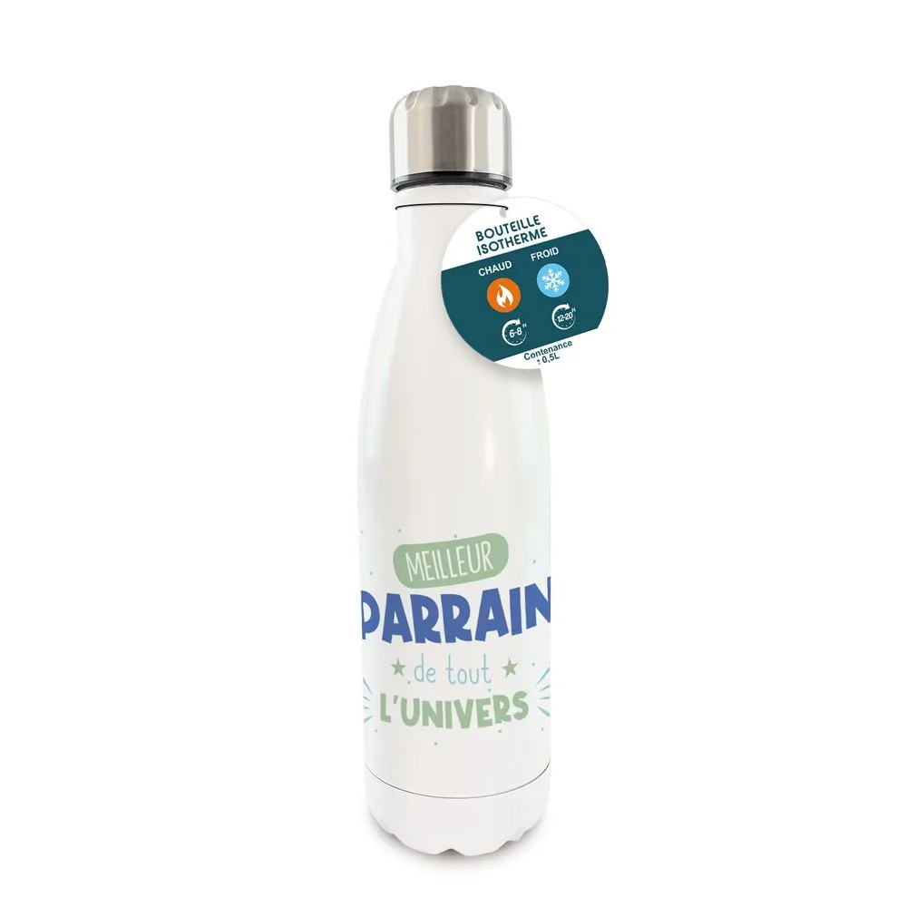 [STC-CD10103V11] Gourde Isotherme Meilleur Parrain De Tout L Univers