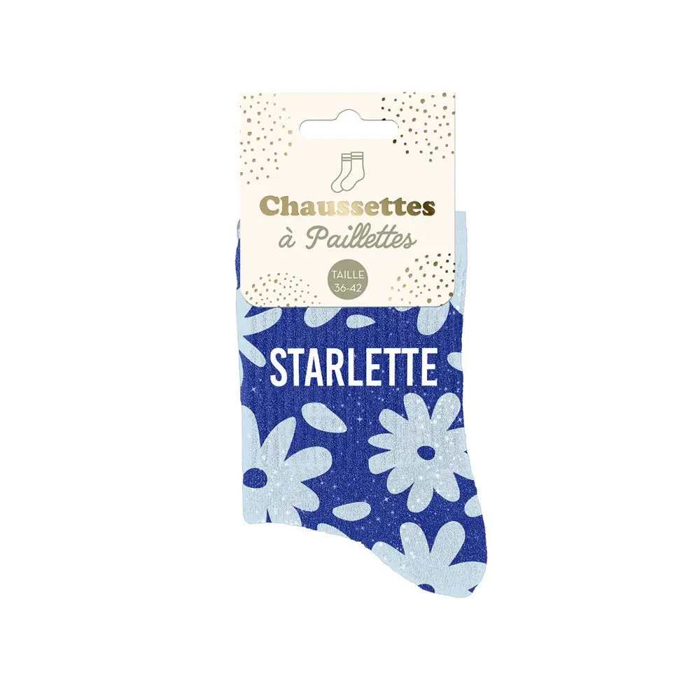[STC-CD10248V06] Chaussettes Paillettes Starlette