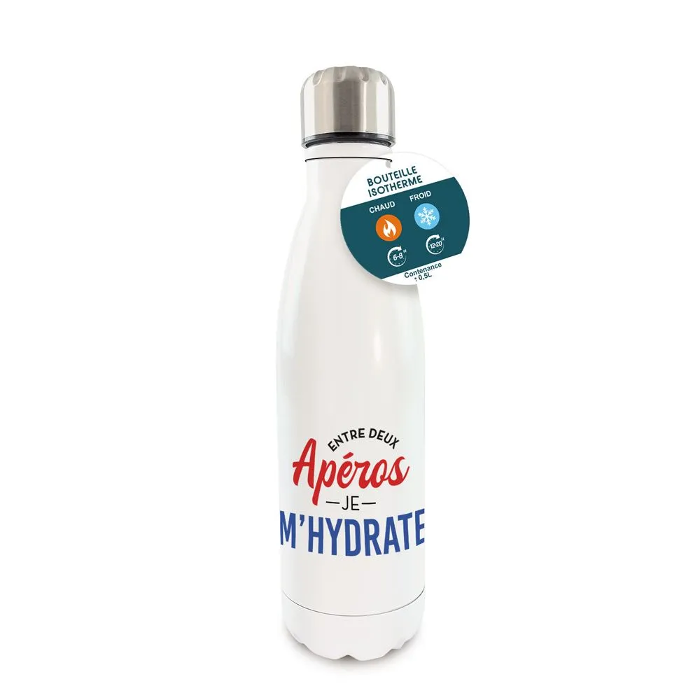 [STC-CD10103V25] Gourde Isotherme Entre Deux Apero Je M Hydrate