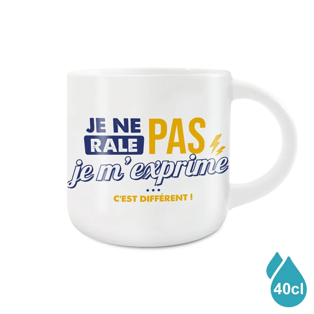 [STC-CD10128V22] Grand Mug Je ne râle pas Je m'exprime