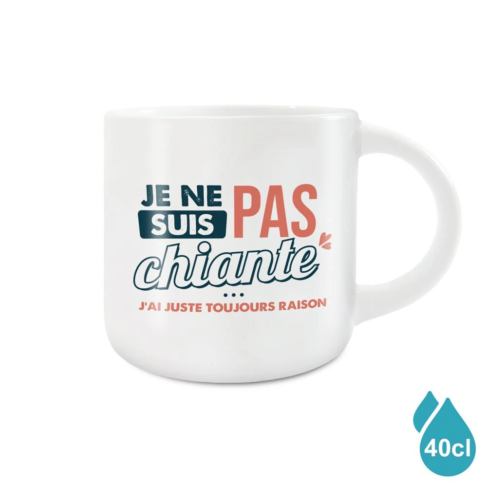 [STC-CD10128V23] Grand Mug Je ne suis pas chiante
