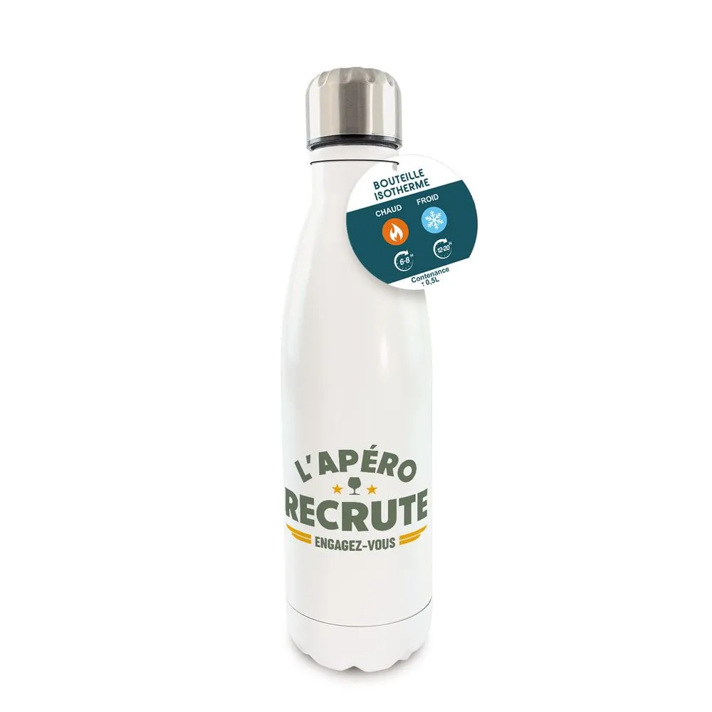 [STC-CD10215V02] Gourde Isotherme L Apero Recrute