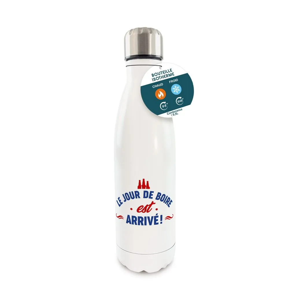 [STC-CD10215V03] Gourde Isotherme Le Jour De Boire