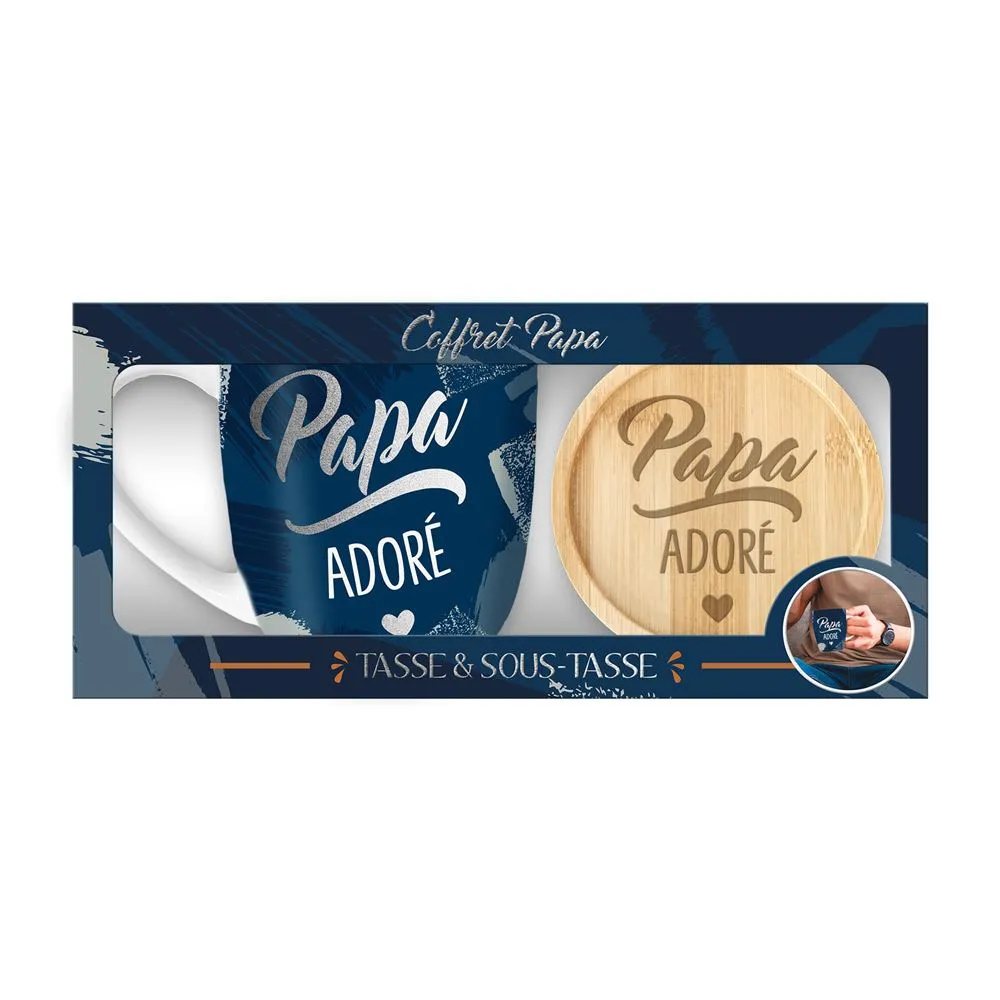 Coffret Tasse Papa Adore