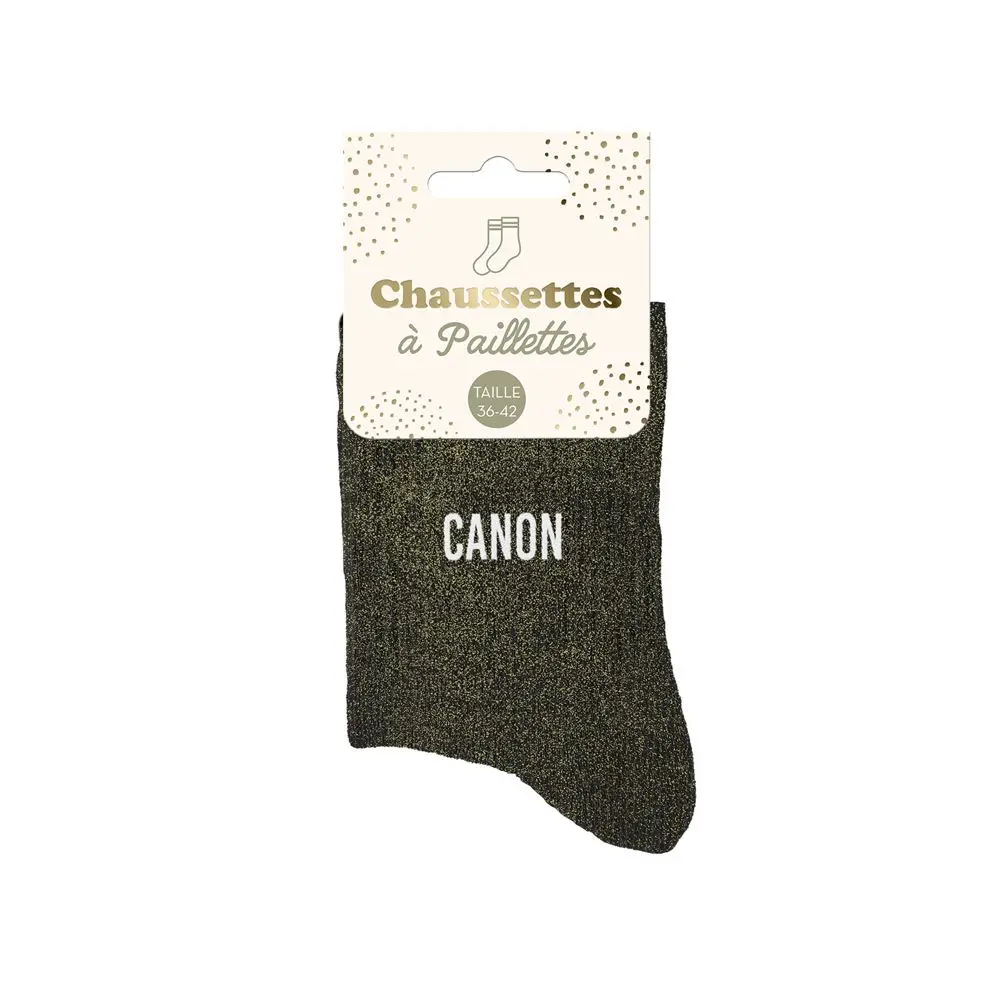 [STC-CD8425V61] Chaussettes Paillettes Canon