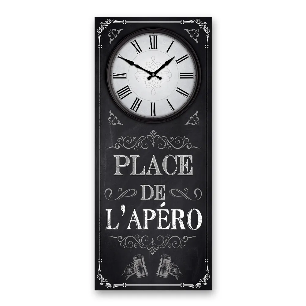Horloge Rect. "Place De L Apero"