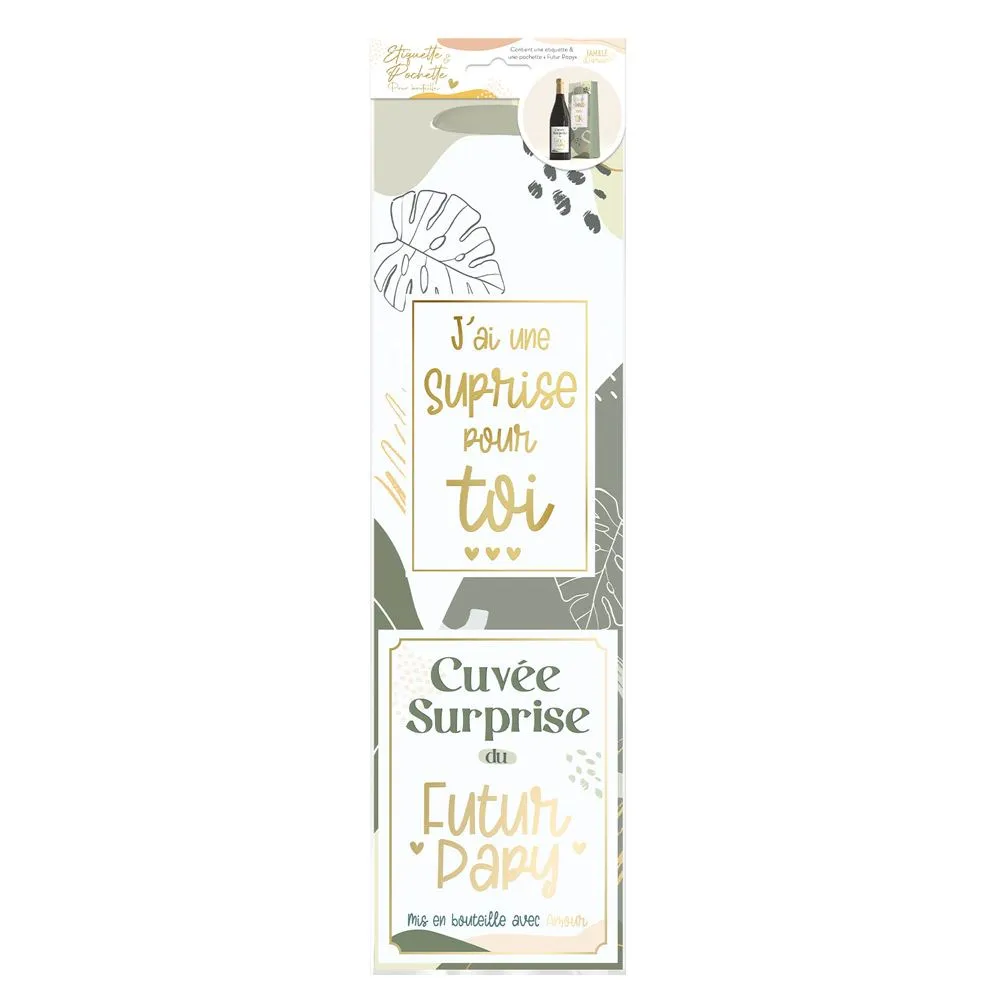 [STC-CD7923V02] Kit Bouteille Annonce "Papy"