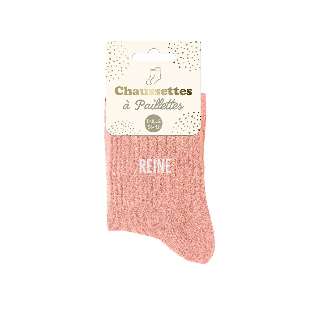 [STC-CD8425V64] Chaussettes Paillettes Reine**