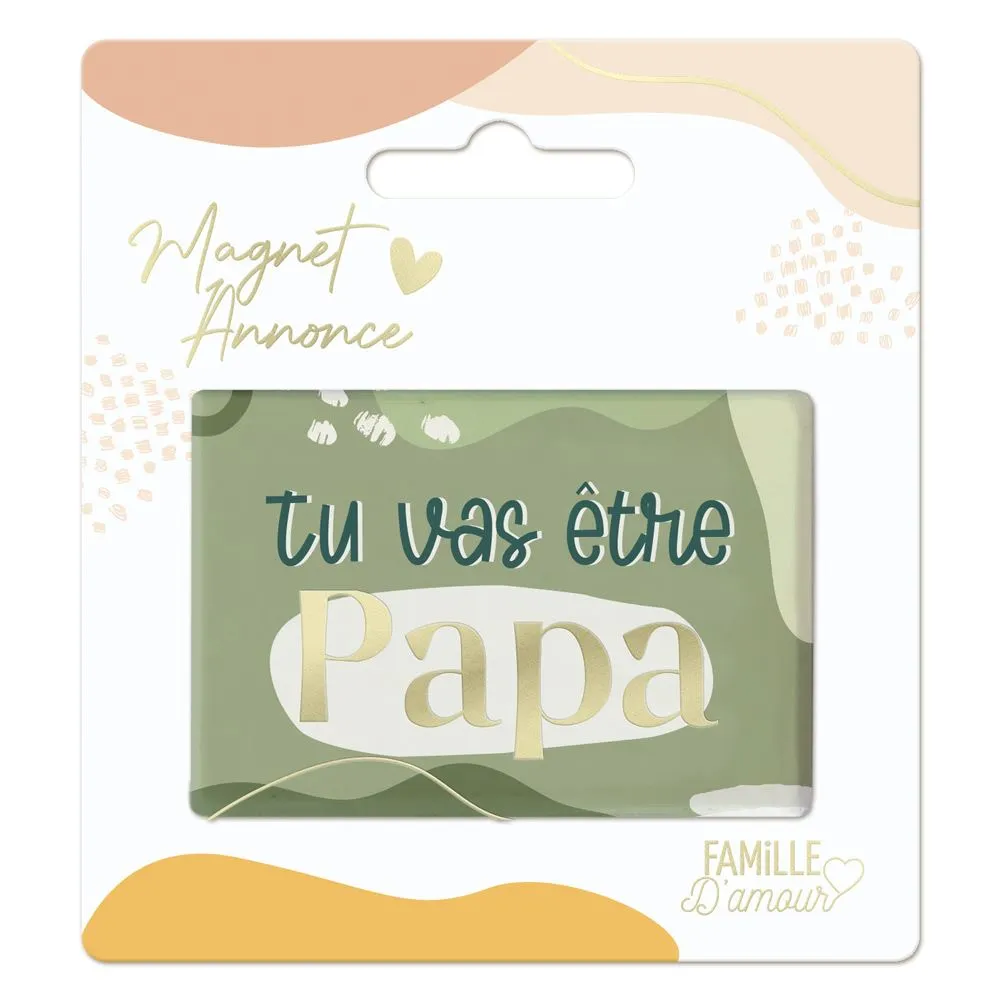 [STC-CD7925V08] Magnet Annonce "Tu Vas Etre Papa"