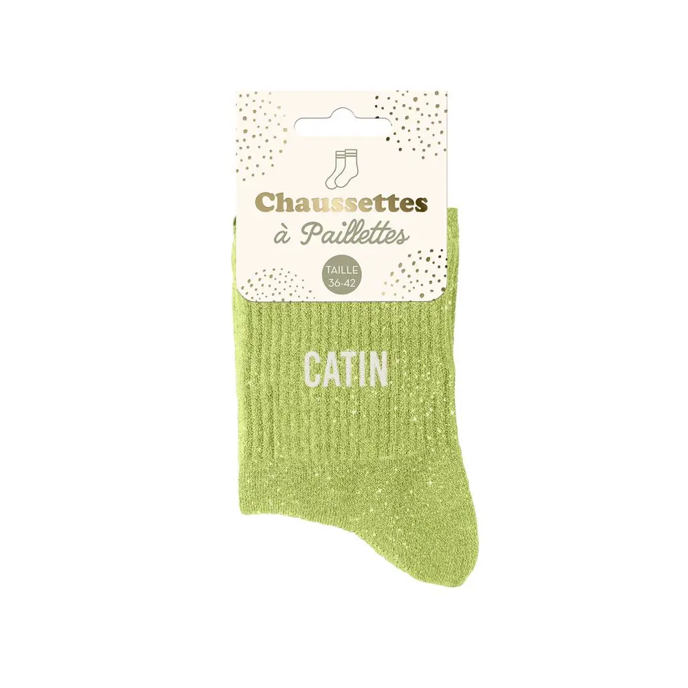 [STC-CD8425V71] Chaussettes Paillettes Catin