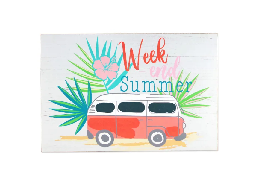 [FAYE015454] Panneau Deco Weekend