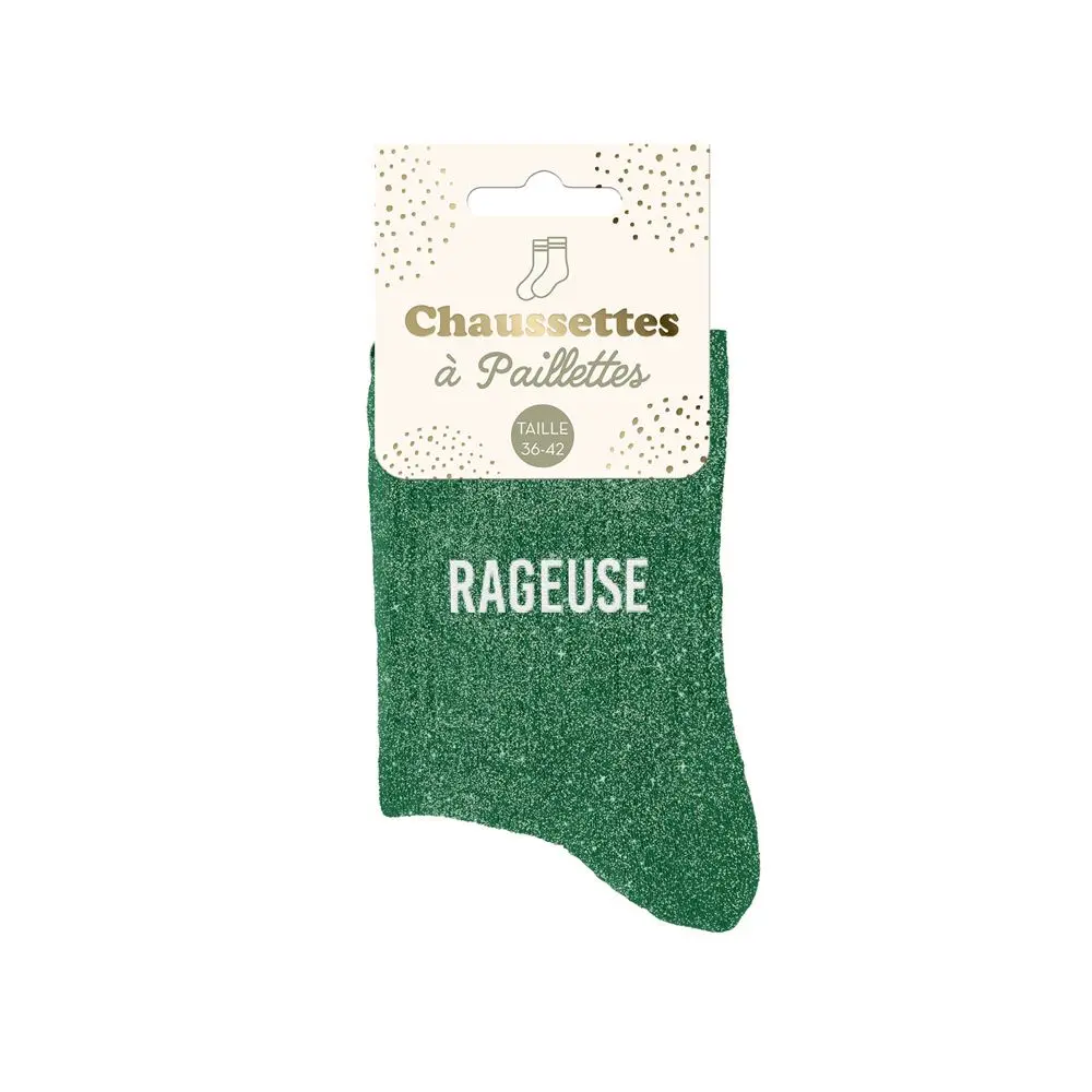 [STC-CD8425V77] Chaussettes Paillettes Rageuse**