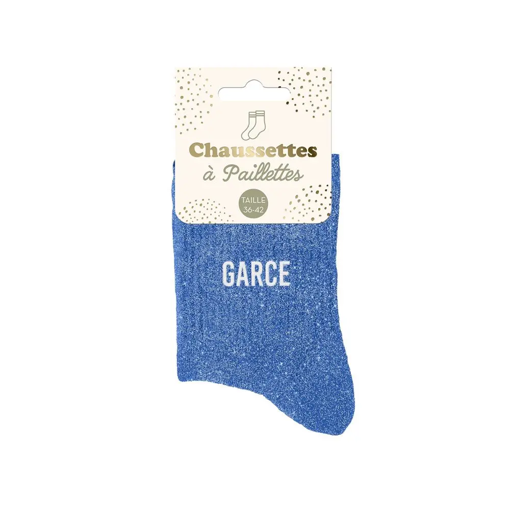 [STC-CD8425V78] Chaussettes Paillettes Garce