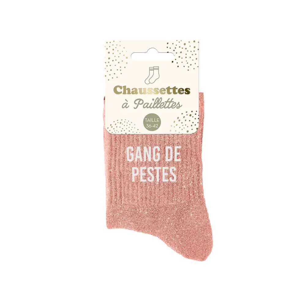 [STC-CD8425V79] Chaussettes Paillettes Gang De Pestes