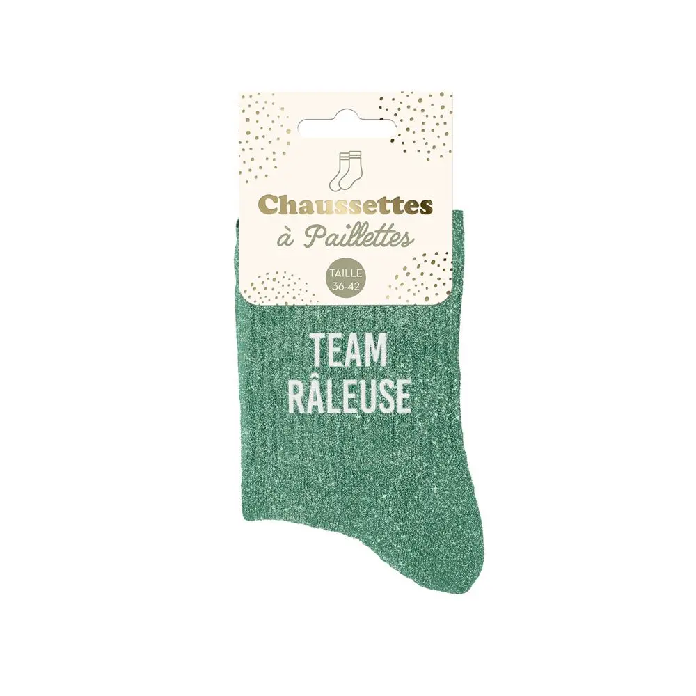 [STC-CD8425V85] Chaussettes Paillettes Team Raleuse