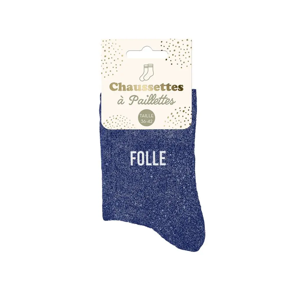 [STC-CD8425V86] Chaussettes Paillettes Folle