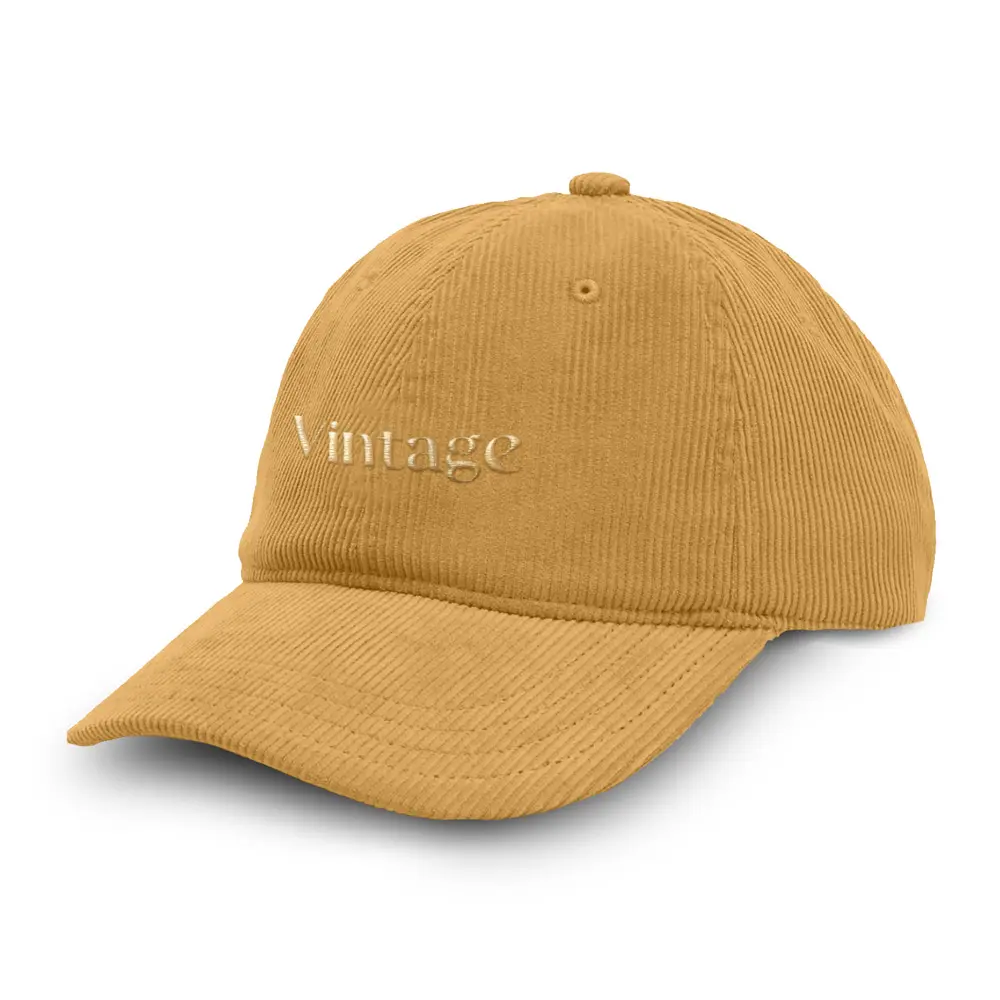 Casquette Velours Vintage
