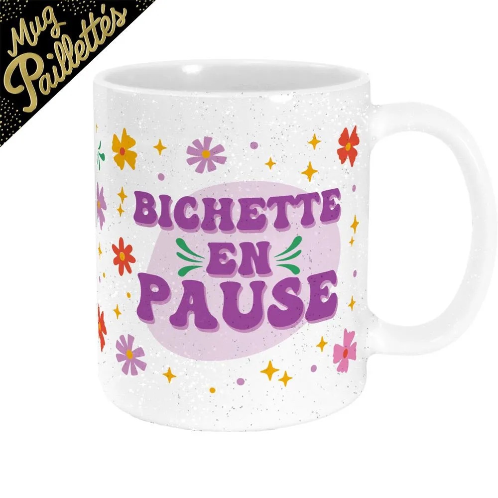 [STC-CD10315V03] Mug A Paillettes Bichette