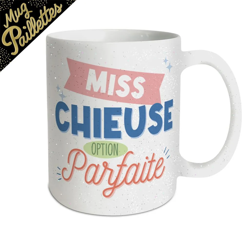 [STC-CD10323B] Mug A Paillettes Chieuse