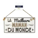 Plaque Bois "Meilleure Maman"