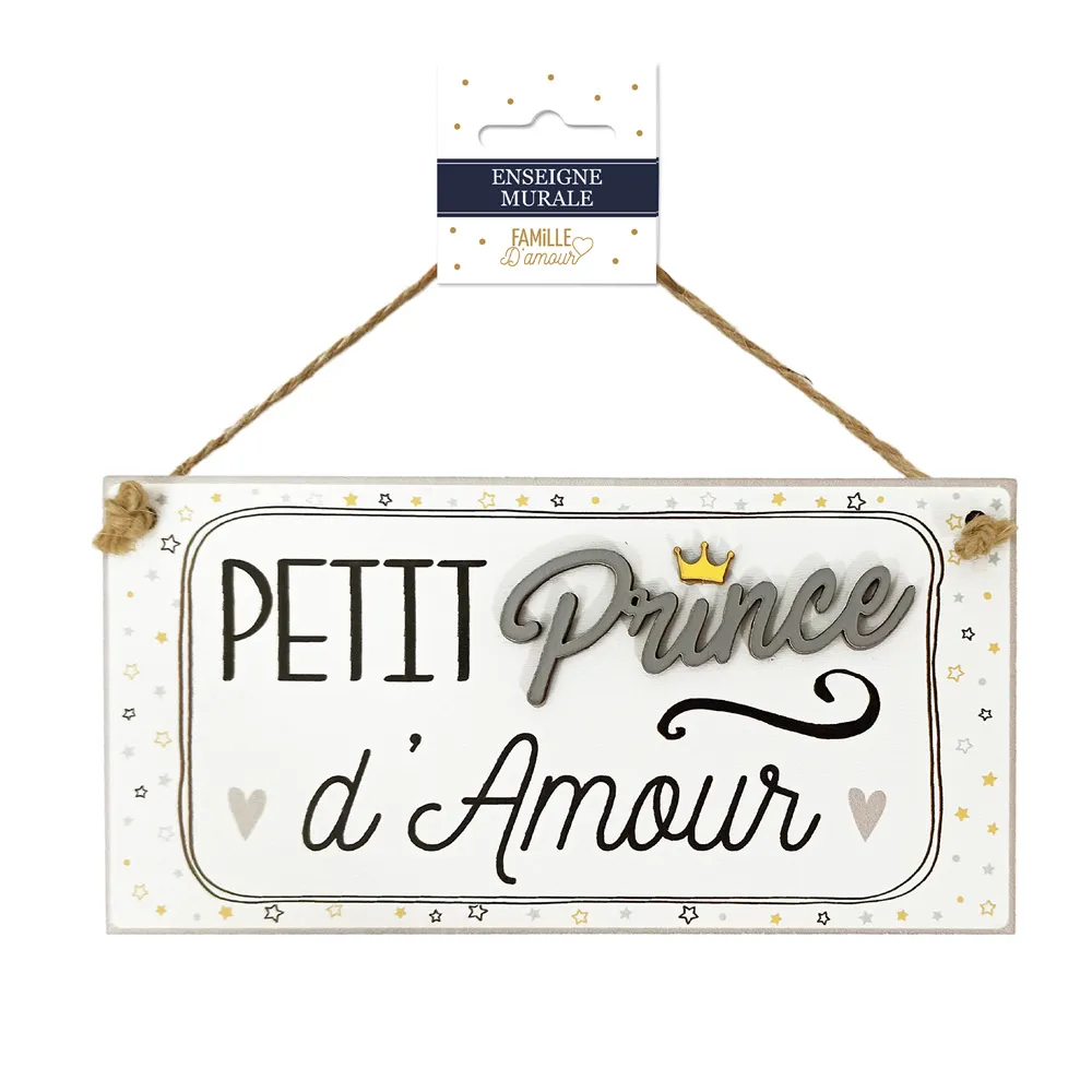 [STC-CD7206] Plaque Bois "Petit Prince"