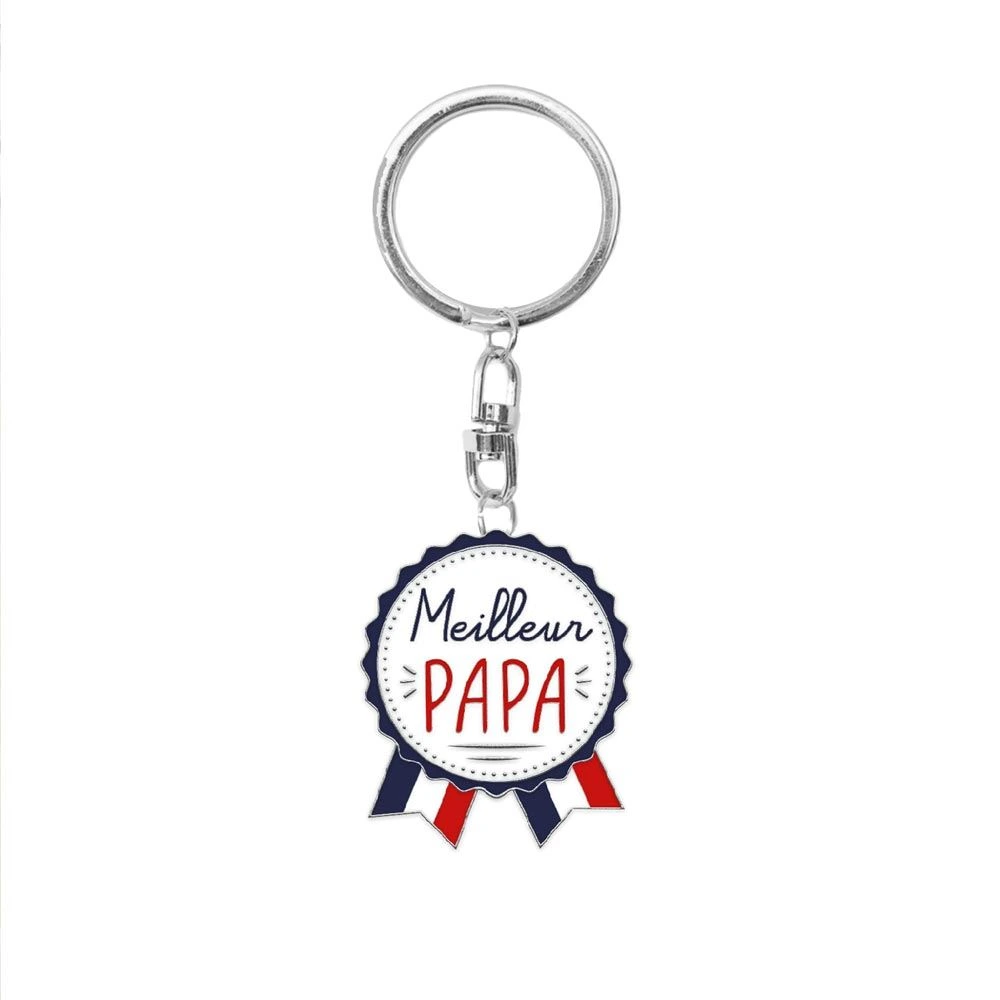 [STC-CD7679_02] Porte Cle "Meilleur Papa"