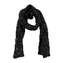 Echarpe Paillettes Noir