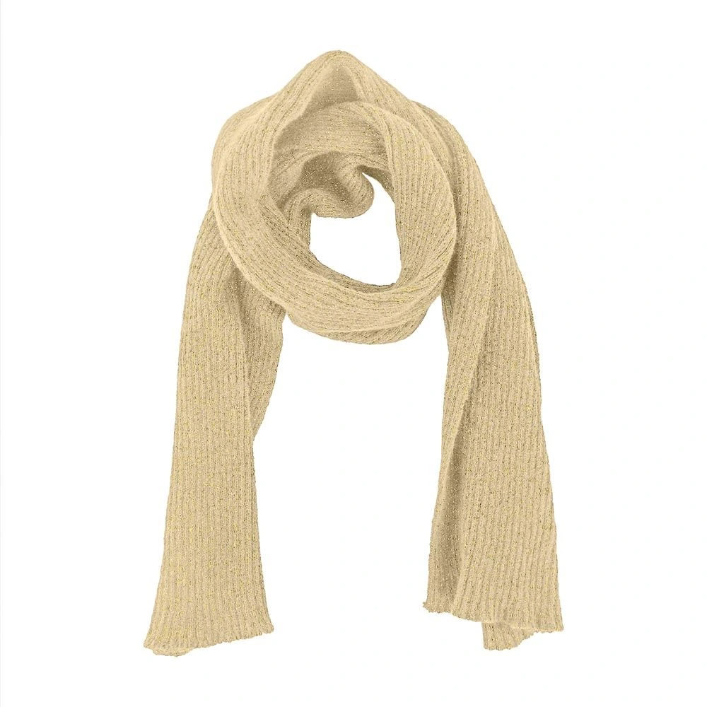 [STC-CD10166V05] Echarpe Paillettes Beige